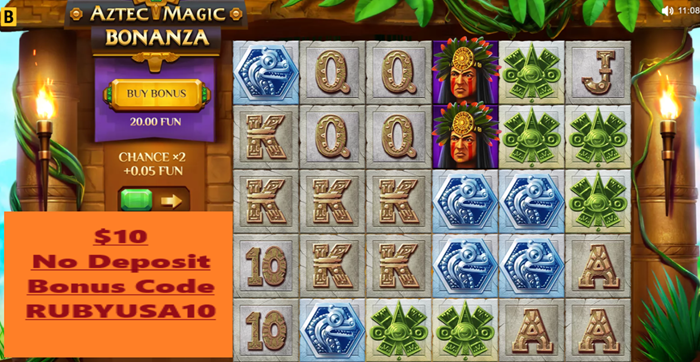 Ripper Casino USA: Aztec Magic Bonanza Slot Review - Can You Uncover the Ancient Riches? ($10 No Deposit Bonus)