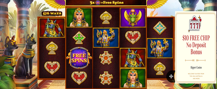 Ripper Casino: Sphinx Fortune Slot Review – Uncover Ancient Riches in the Sands of Time ($10 No Deposit Bonus)