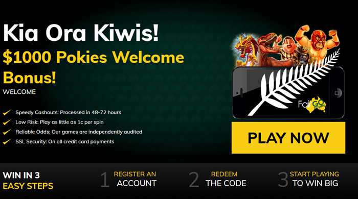 Fair Go Casino New Zealand: Unlock the $1000 Pokies Welcome Bonus! – Are You Ready to Win Big?